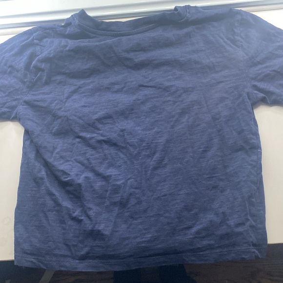 WORN ONCE Navy blue cropped Tee, Size xs - Picture 3 of 3